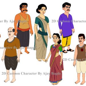 2D Cartoon Character By Ajay Bagde