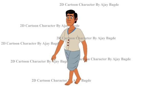 Man Character 4 Poses (Adobe Animate Vector) - Image 3